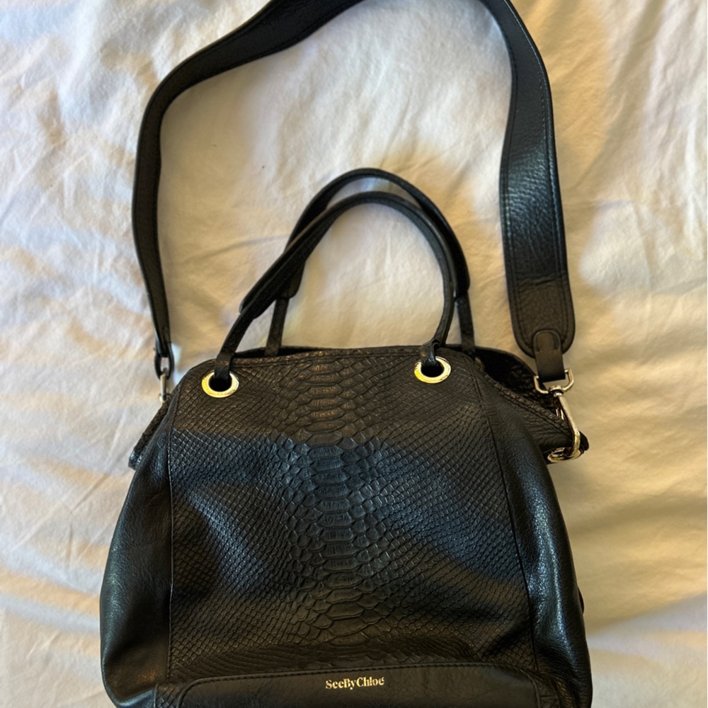 See By Chloe Black Tote Bag
